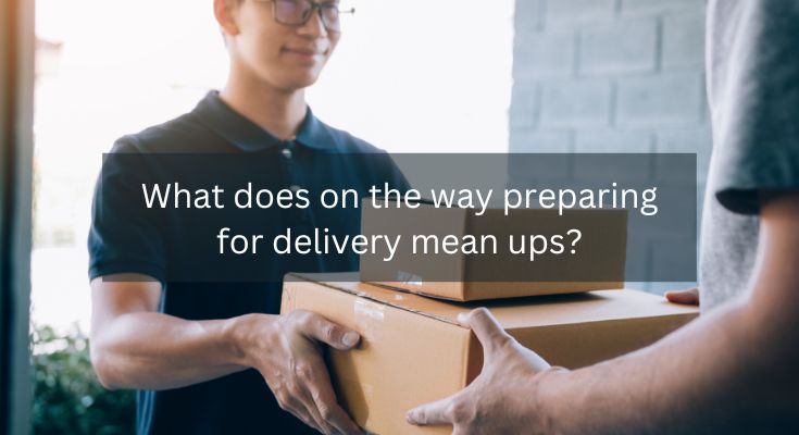 What Does On The Way Preparing For Delivery Mean Ups MyStateFacts