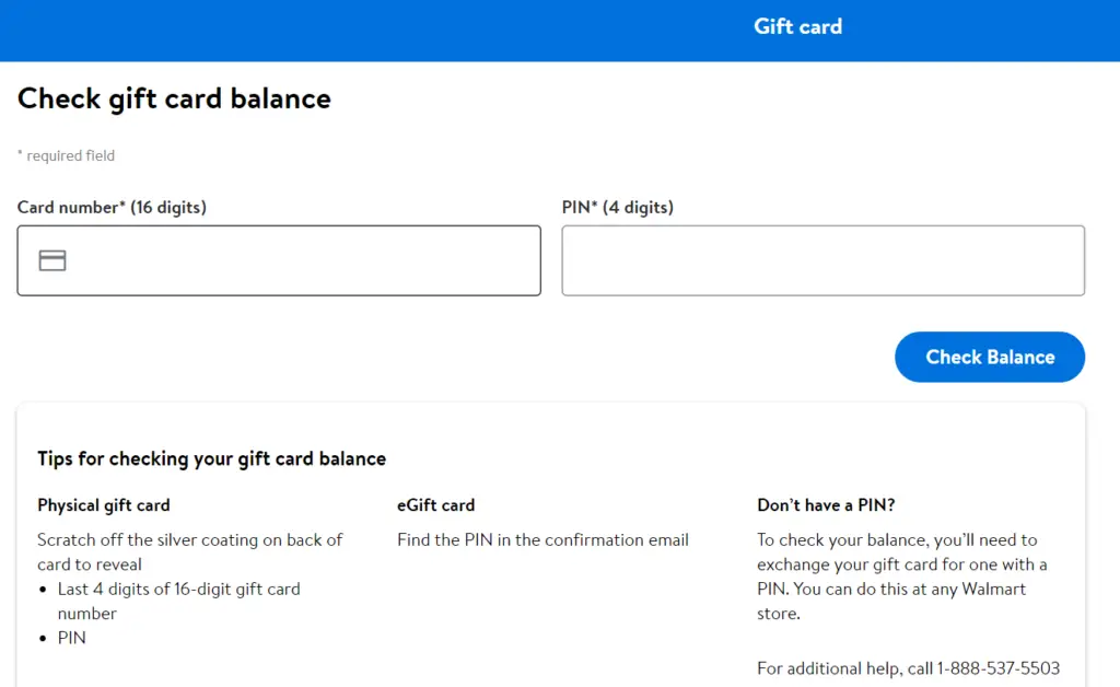 How to Check Walmart MoneyCard Balance through website